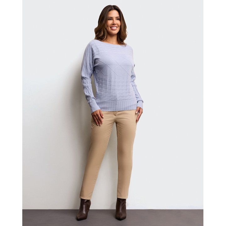 Chompa Mujer Ani Acero Bijou Poly