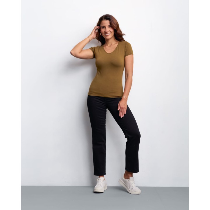 Polo Mujer Dora Core Verde Fir