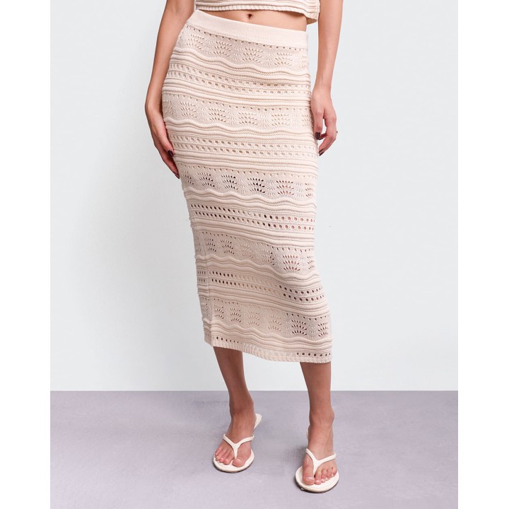 Falda Mujer Tana Beige Arena