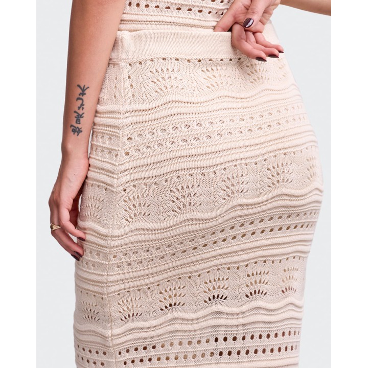 Falda Mujer Tana Beige Arena