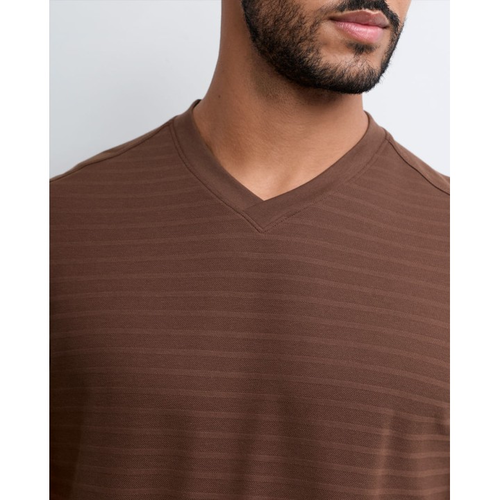 Polo Hombre Ash Marron Chocolate