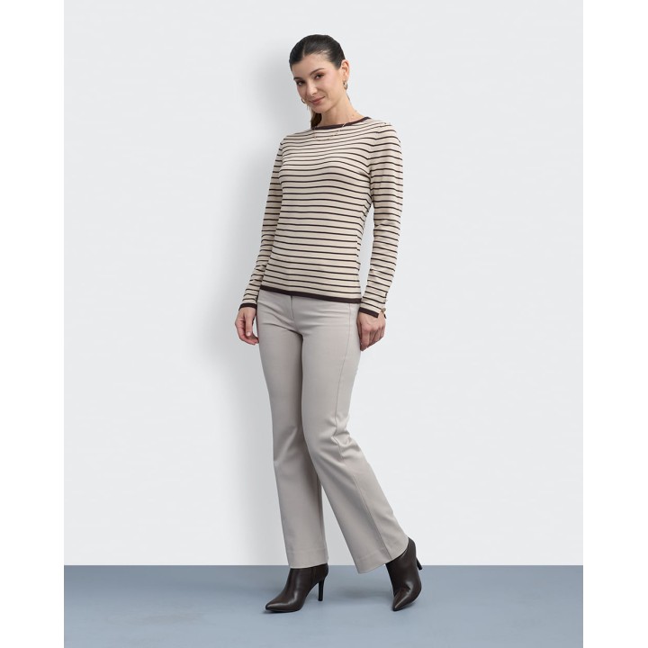 Polo Mujer Cami List Beige