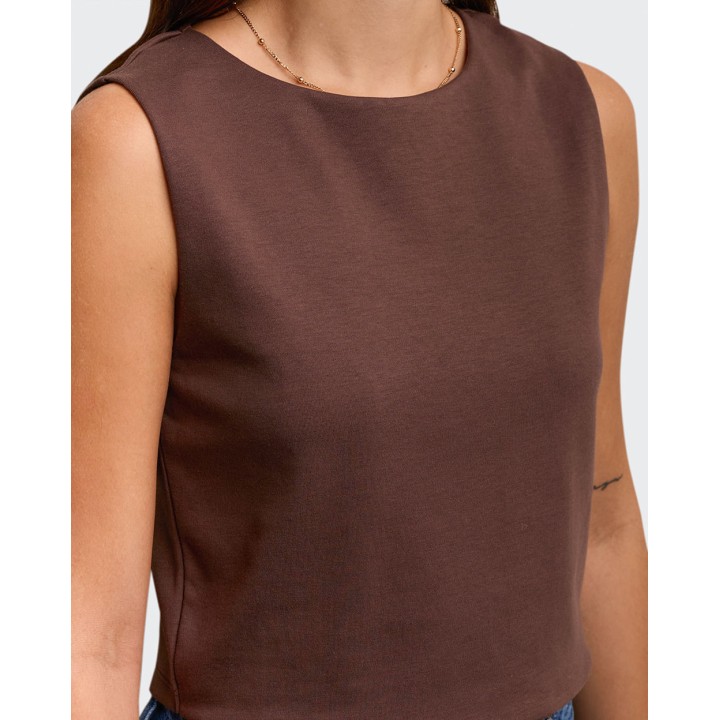 Top Mujer Xio Marron
