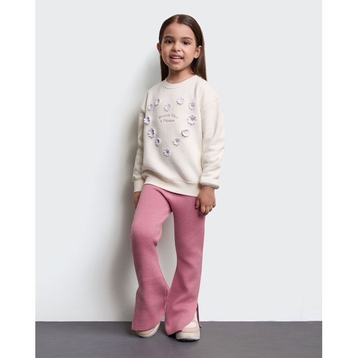 Pantalón Niña Yarin Lila Malva