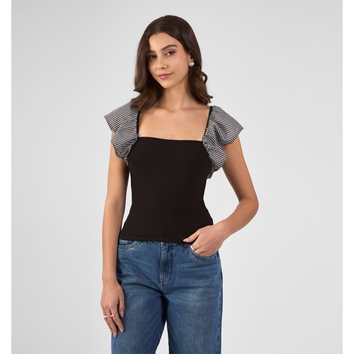 Polo Mujer Jas Negro