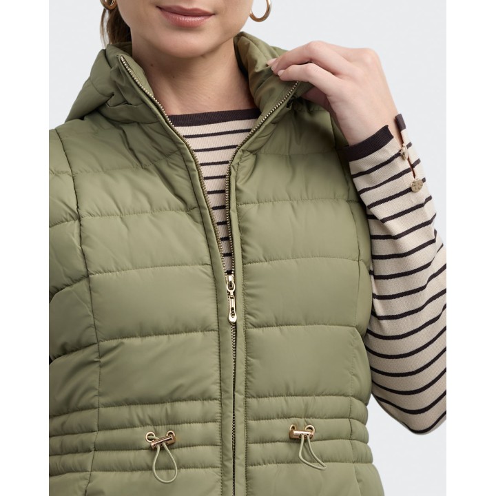 Chaleco Mujer Paola Verde Aloe