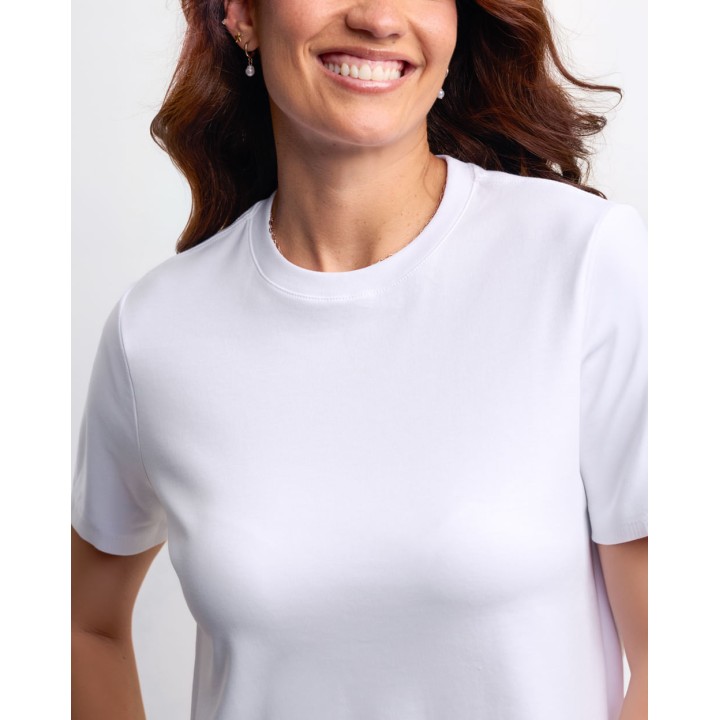 Polo Mujer Irene Blanco Optico