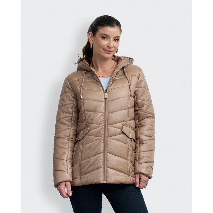 Casaca Mujer Naunet Beige Sand