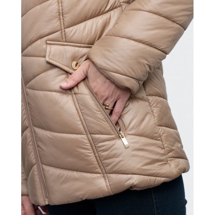 Casaca Mujer Naunet Beige Sand