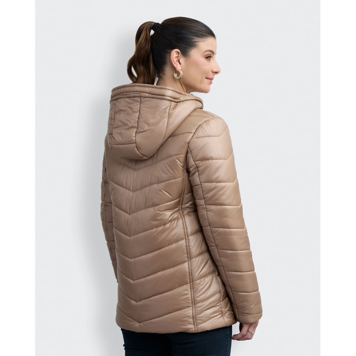 Casaca Mujer Naunet Beige Sand