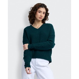 Chompa Mujer Yesli Verde Esmeralda