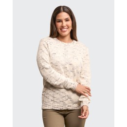 Chompa Mujer Corinel Beige Crema