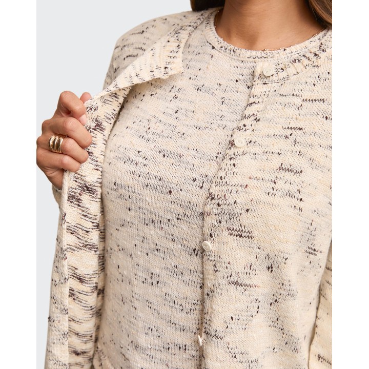 Chompa Mujer Corinel Beige Crema