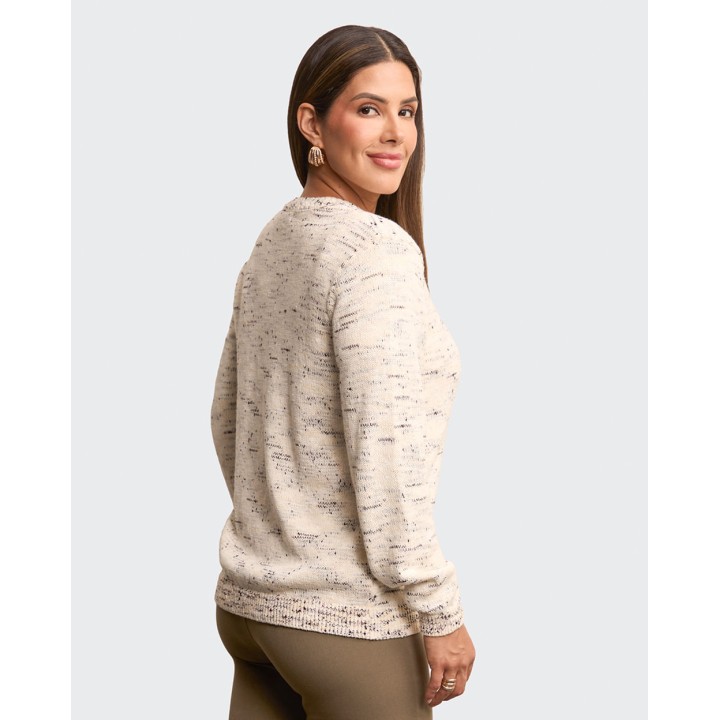 Chompa Mujer Corinel Beige Crema