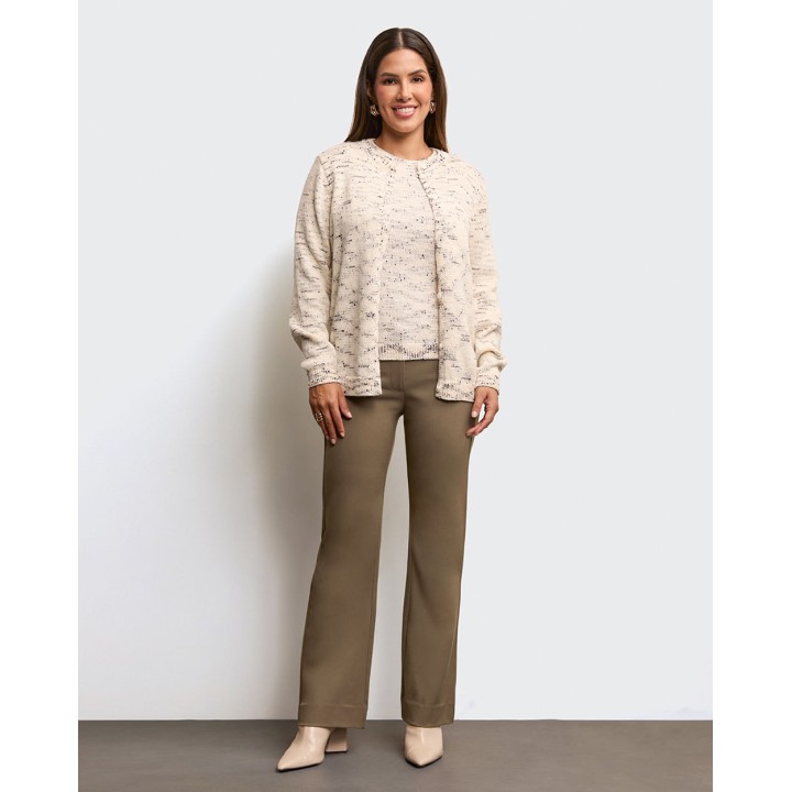 Chompa Mujer Corinel Beige Crema
