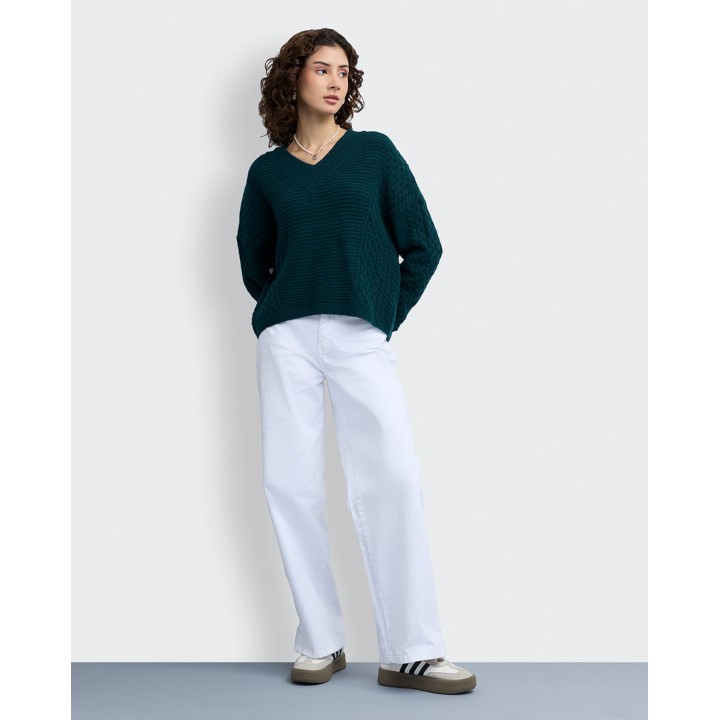 Chompa Mujer Yesli Verde Esmeralda