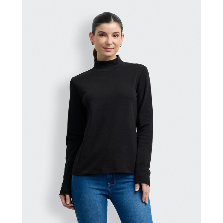 Polo Mujer Isabela Negro
