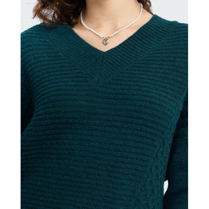 Chompa Mujer Yesli Verde Esmeralda