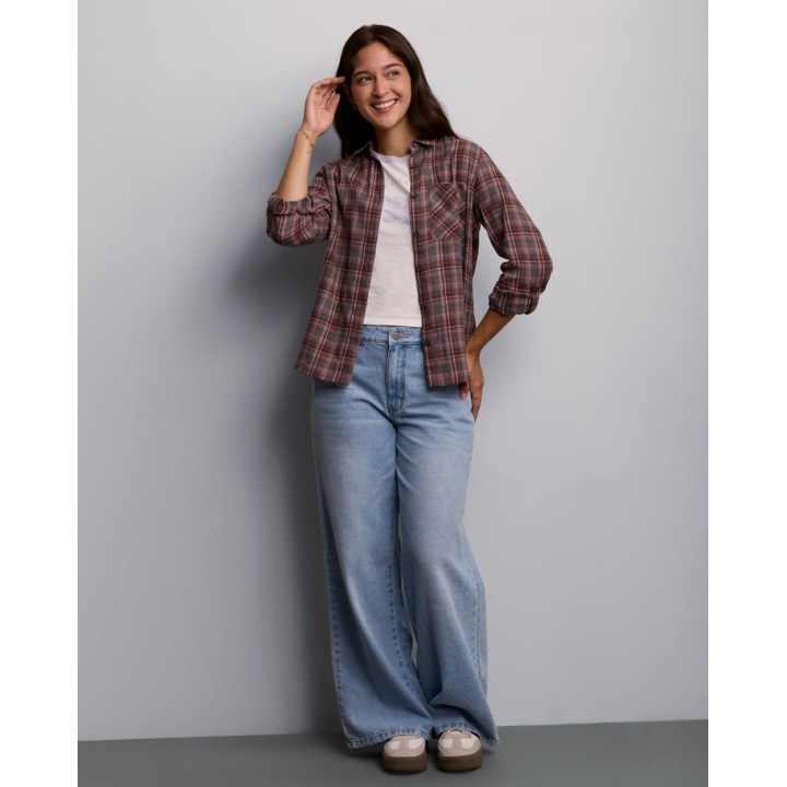 Blusa Mujer Betsa Rosa Dusty