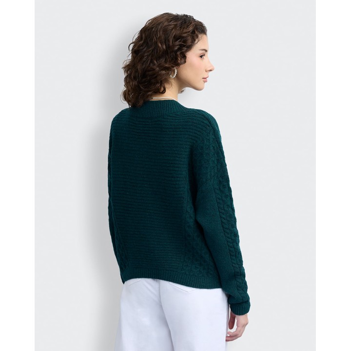 Chompa Mujer Yesli Verde Esmeralda