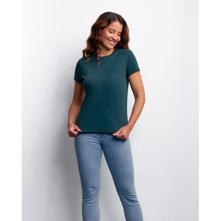 Polo Mujer Isaura Verde Botella