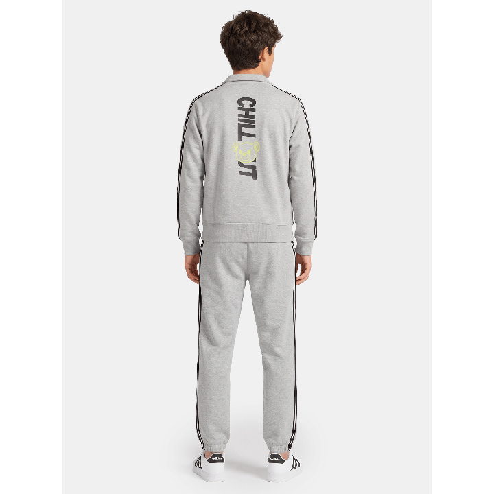 Polera Jovencito Leo Gris Melange