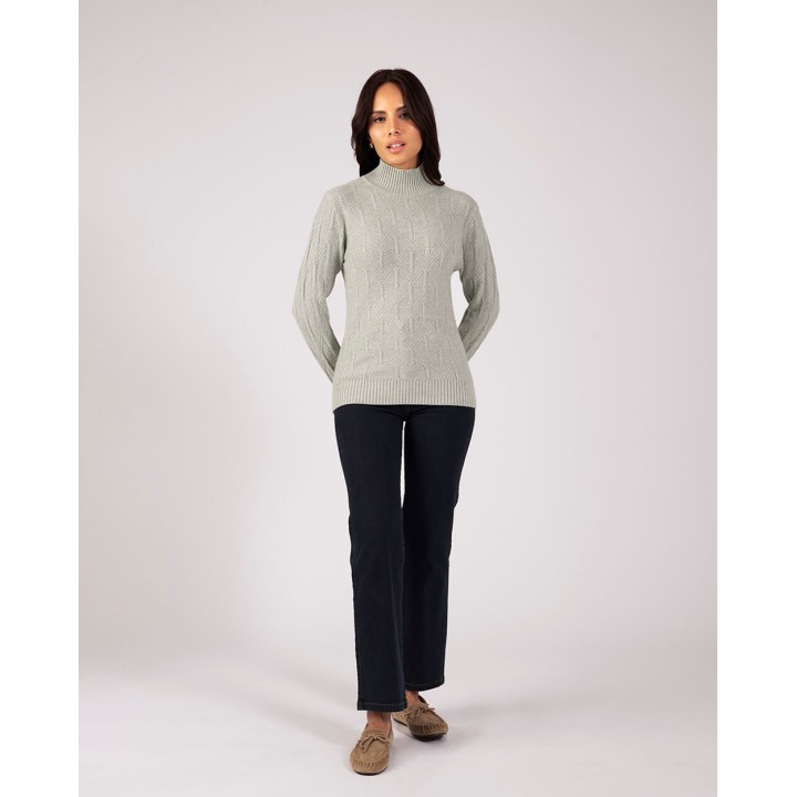 Chompa Mujer Mora B Verde Lili