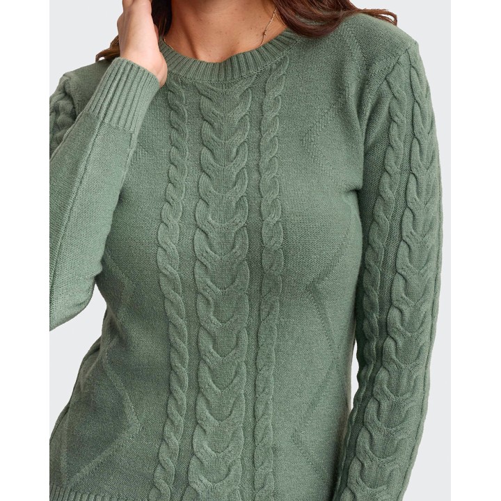 Chompa Mujer Mora 4a Verde Vintage