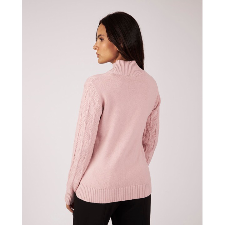 Chompa Mujer Mora B Rosado Vintage