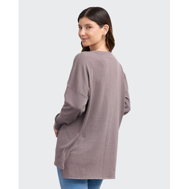 Chompa Mujer Mabel Marrón