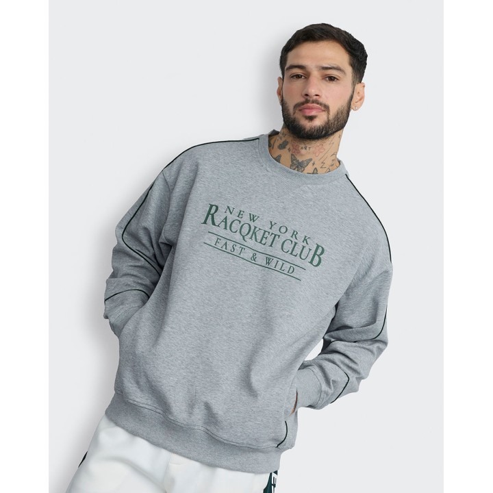 Polera Hombre Lex Plomo Melange