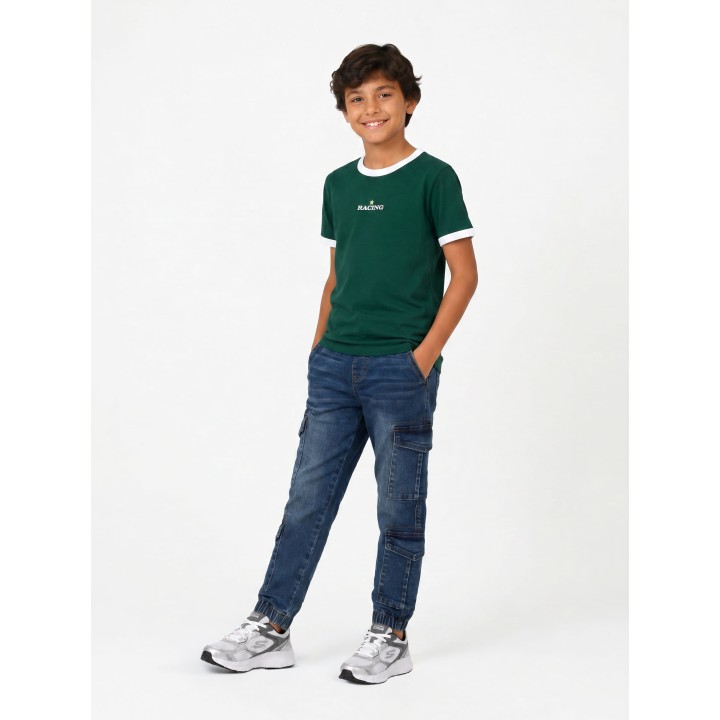 Polo Niño Nico Verde Esmeralda