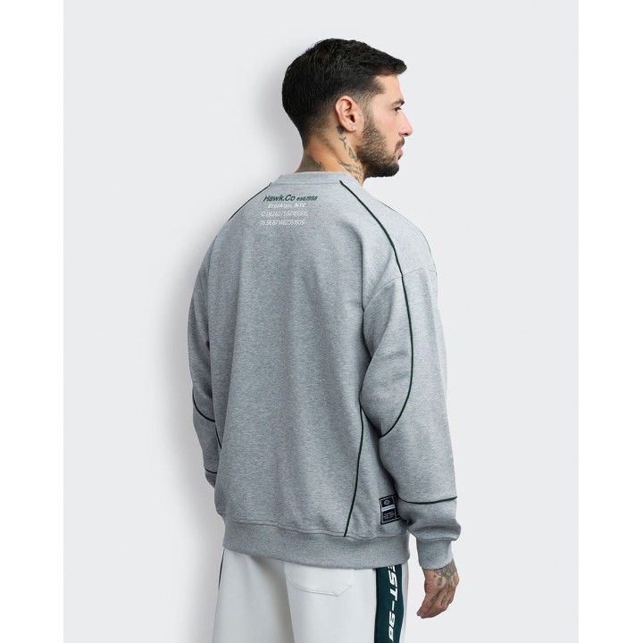 Polera Hombre Lex Plomo Melange