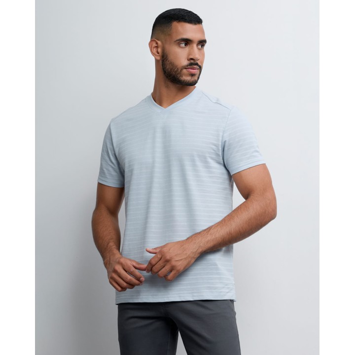 Polo Hombre Ash Celeste Empolvado