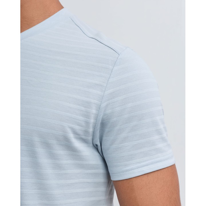 Polo Hombre Ash Celeste Empolvado