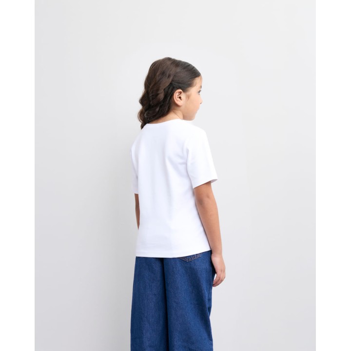 Polo Niña Marcelina Blanco Optico