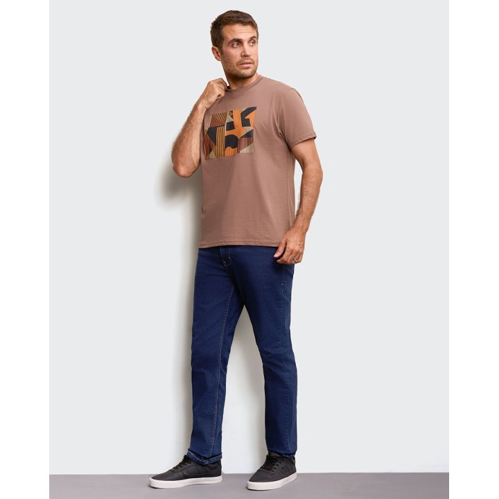 Polo Hombre Ronal Marrón Claro