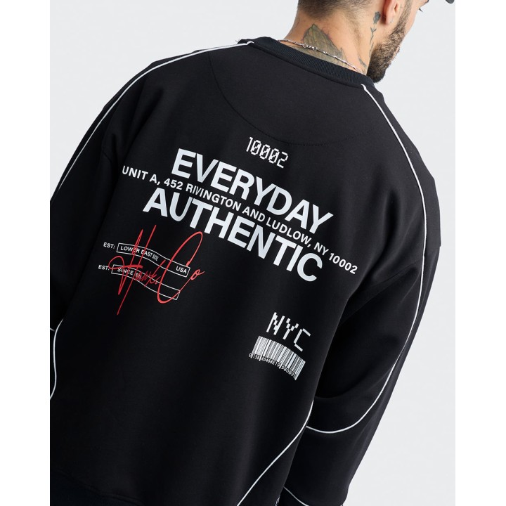 Polera Hombre Lex Negro