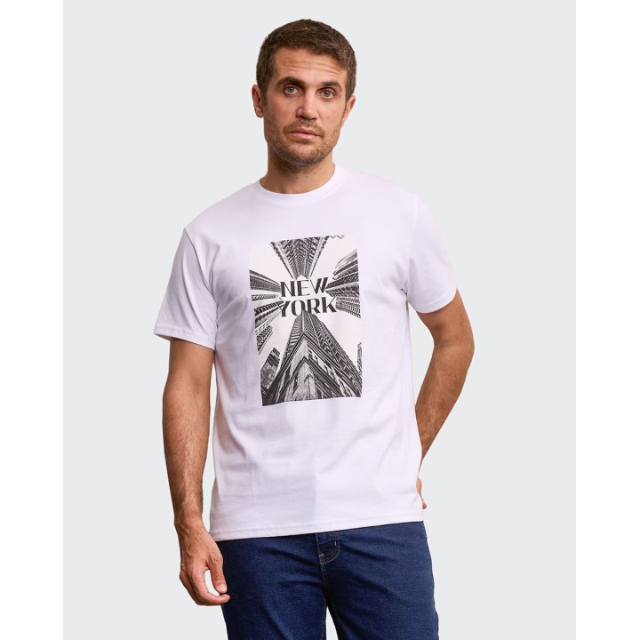 Polo Hombre Ronal Blanco Optico