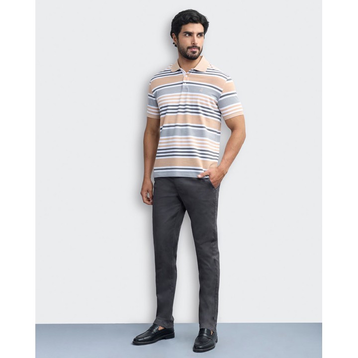 Polo Cuello Camisa Hombre Saylor Beige Natural