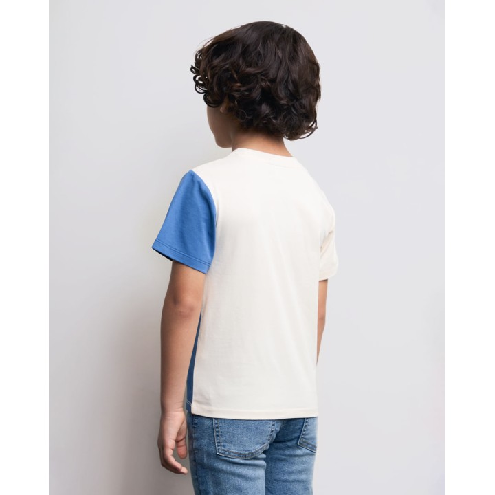 Polo Niño Max Crema Pastel