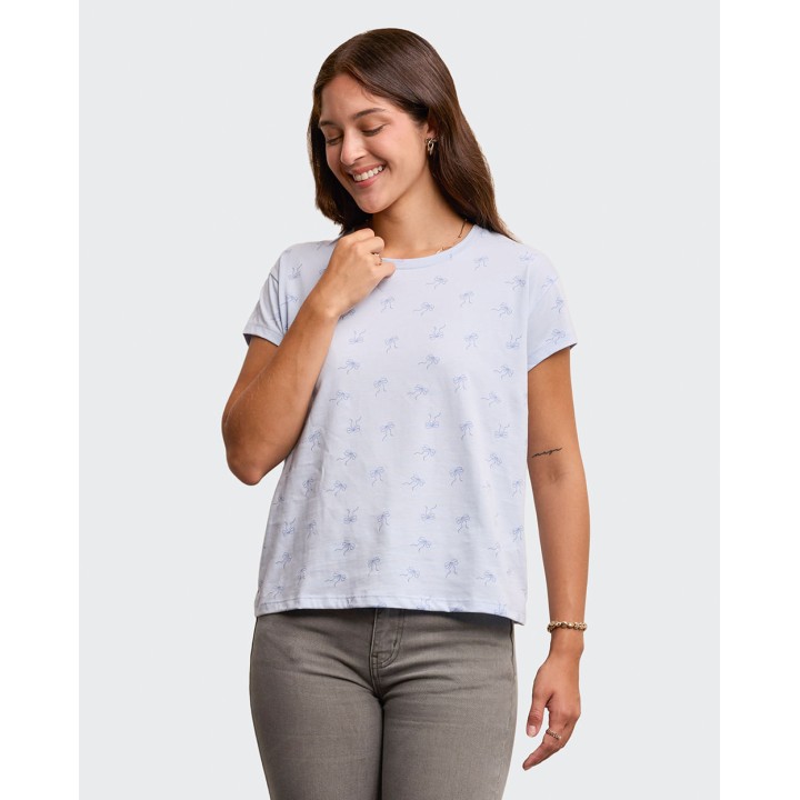 Polo Mujer Main Celeste Agua