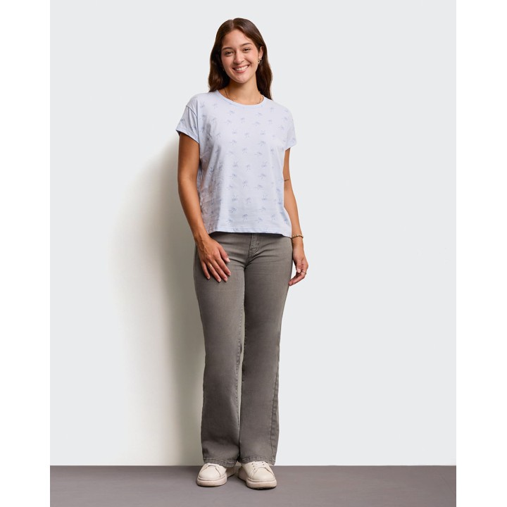 Polo Mujer Main Celeste Agua