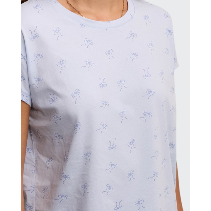 Polo Mujer Main Celeste Agua