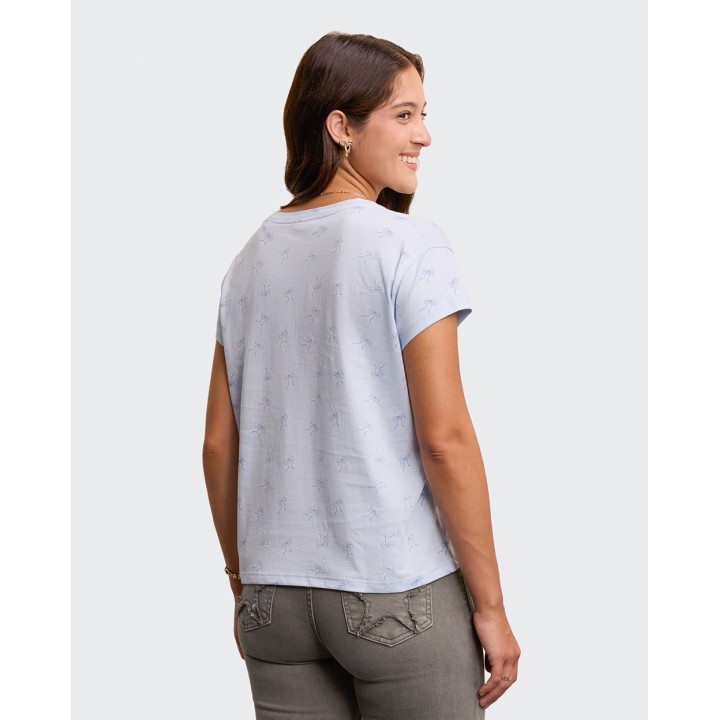 Polo Mujer Main Celeste Agua