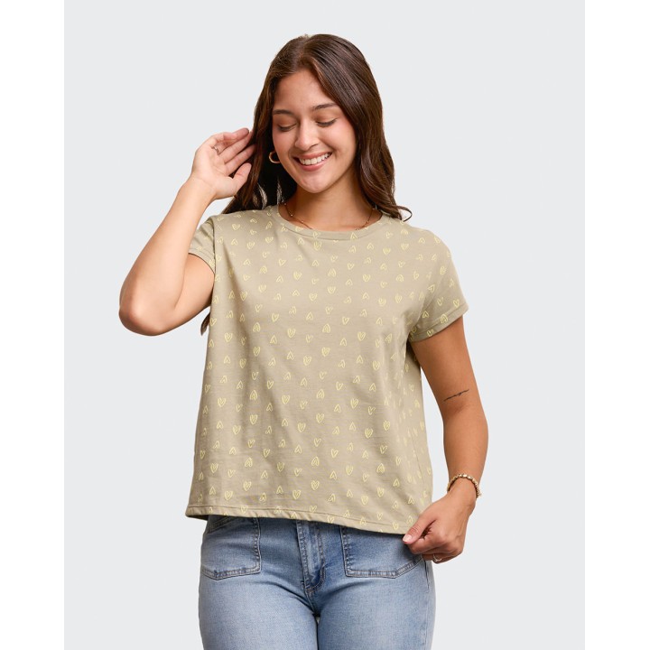 Polo Mujer Main Verde Salvia