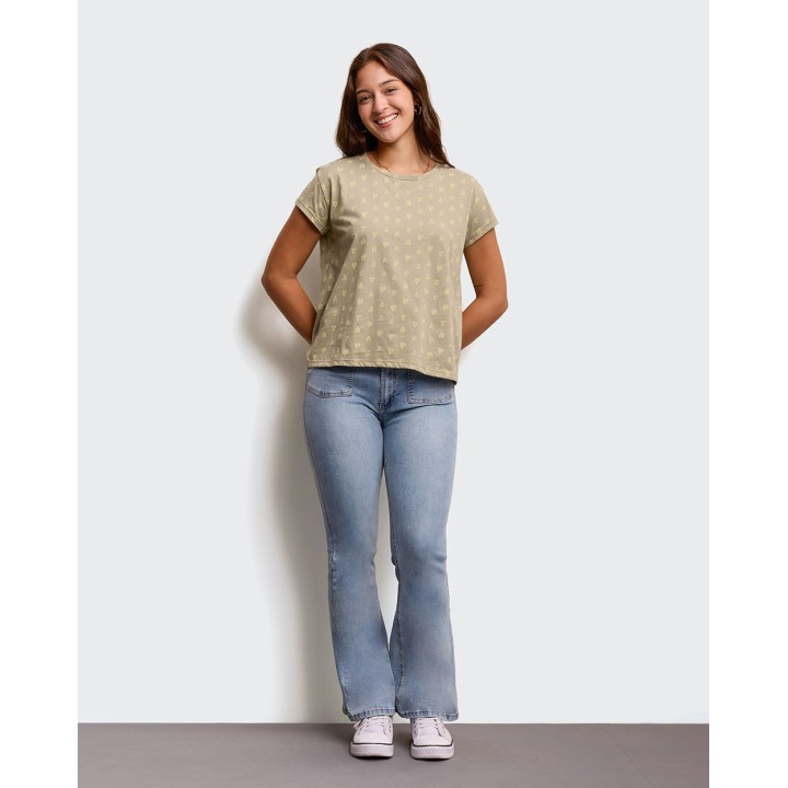 Polo Mujer Main Verde Salvia