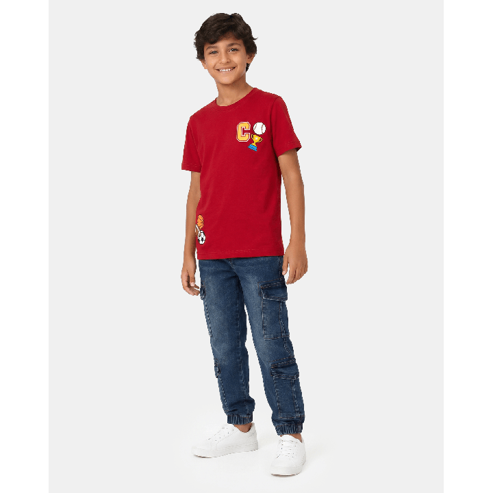 Polo Niño Eros Rojo Fuerte