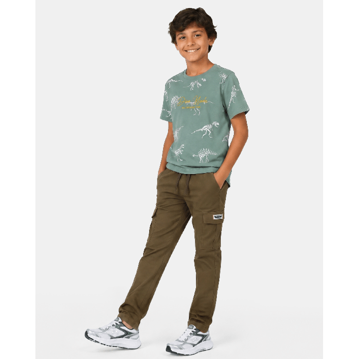 Polo Niño Eros Verde Trellis