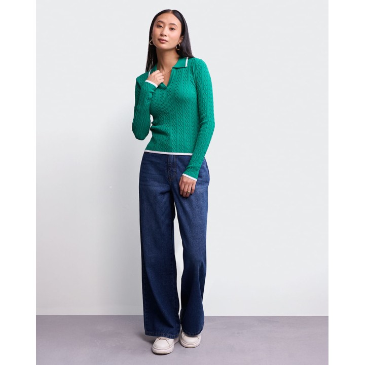 Chompa Mujer Cona Verde Cadmiun